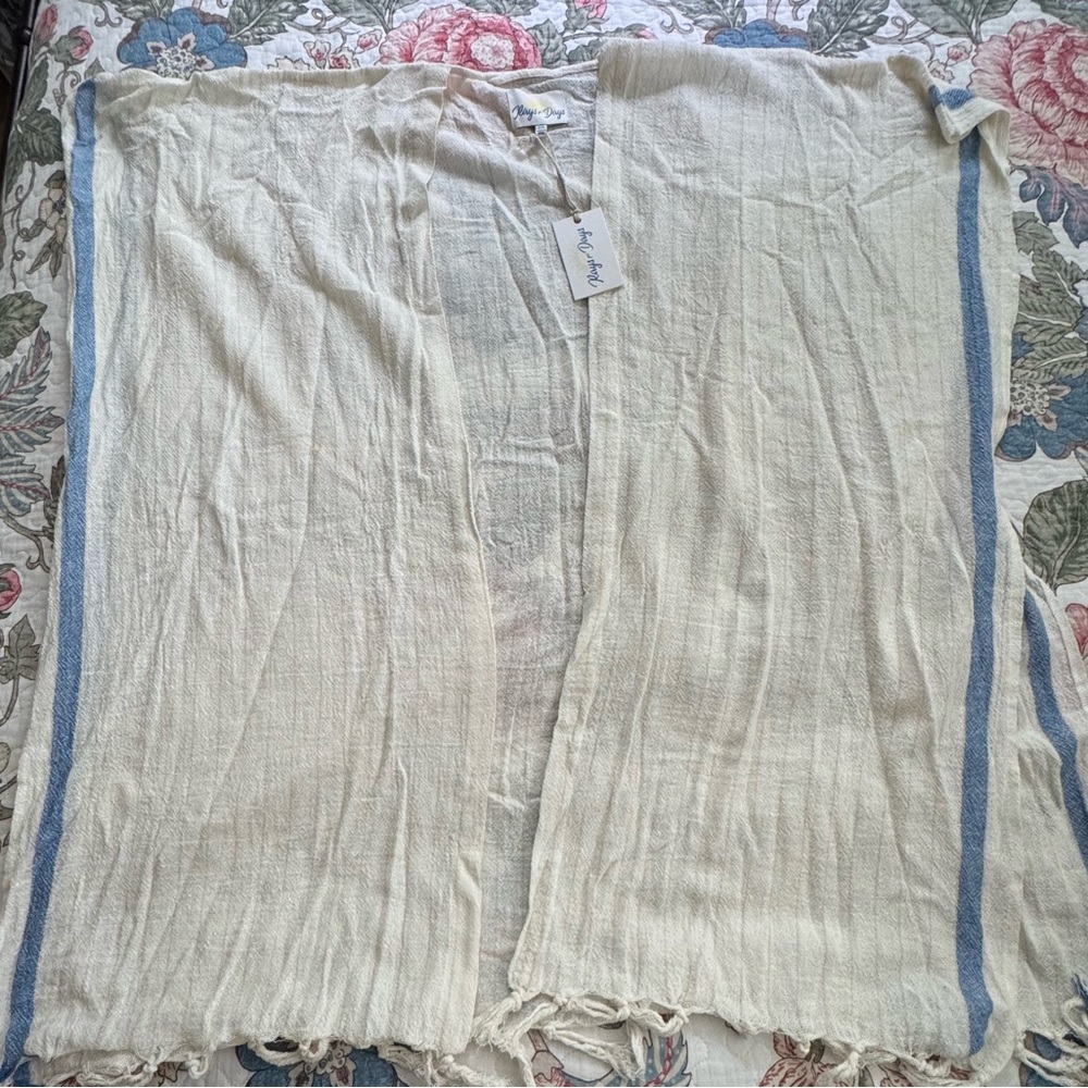 Rays For Days 100% Cotton Coverup NWT